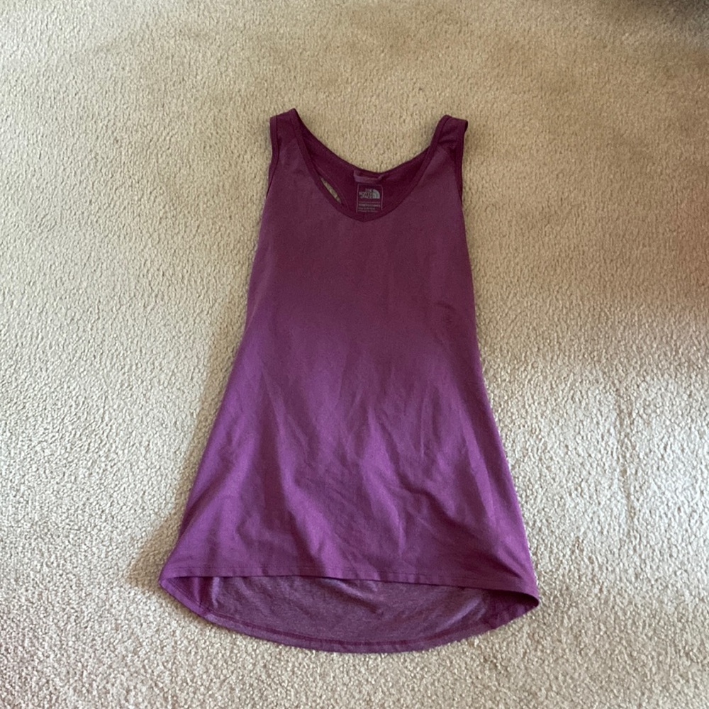 Size Small Purple North Face athletic tank top